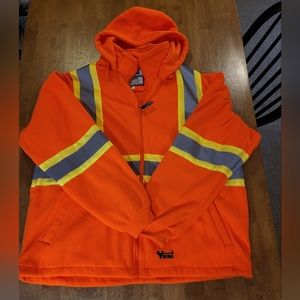 Mens Hi-vis fleece jacket